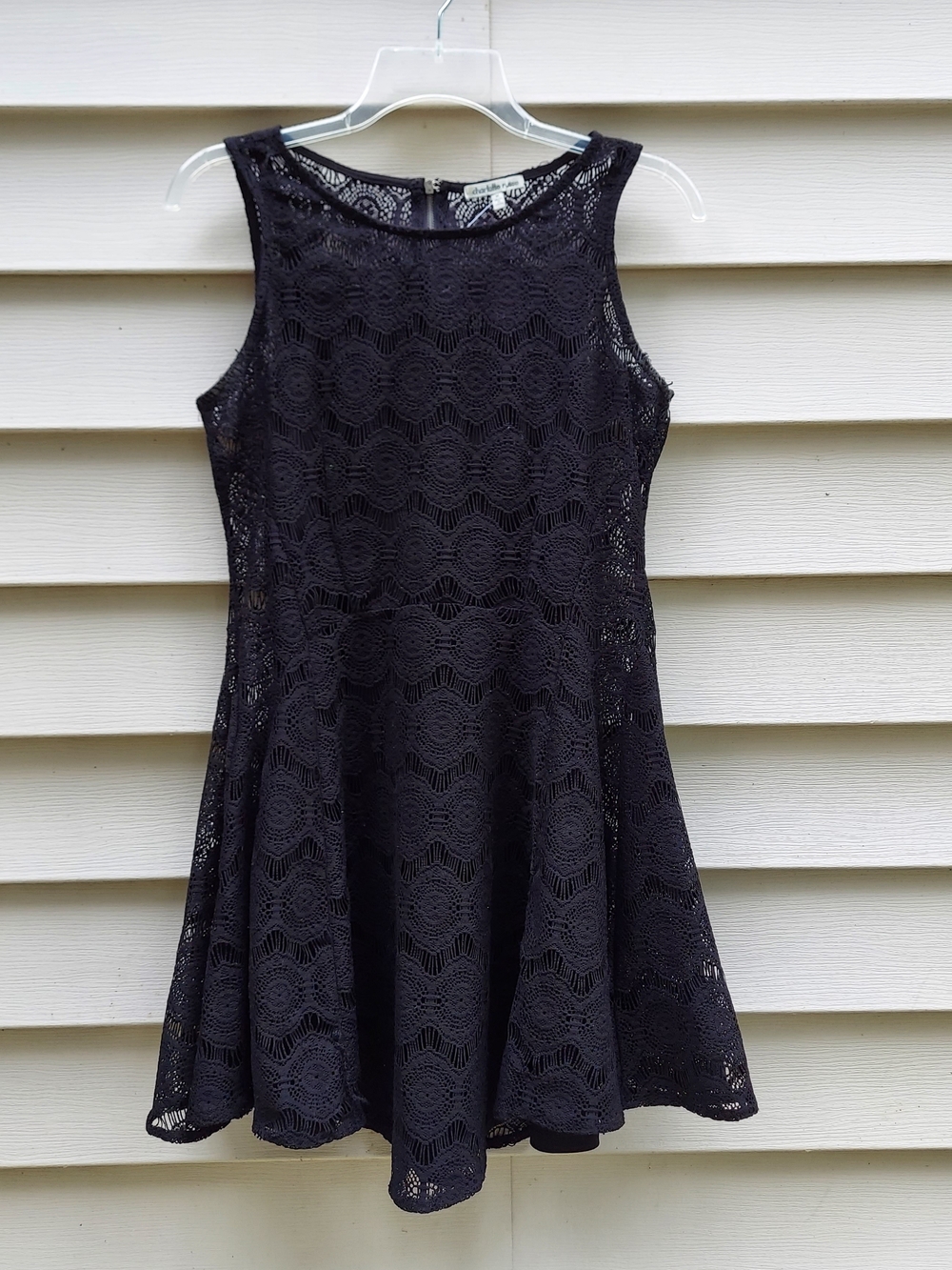 Charlotte Russe black lace woman/youth dress. Size M. all seasons. gift christm